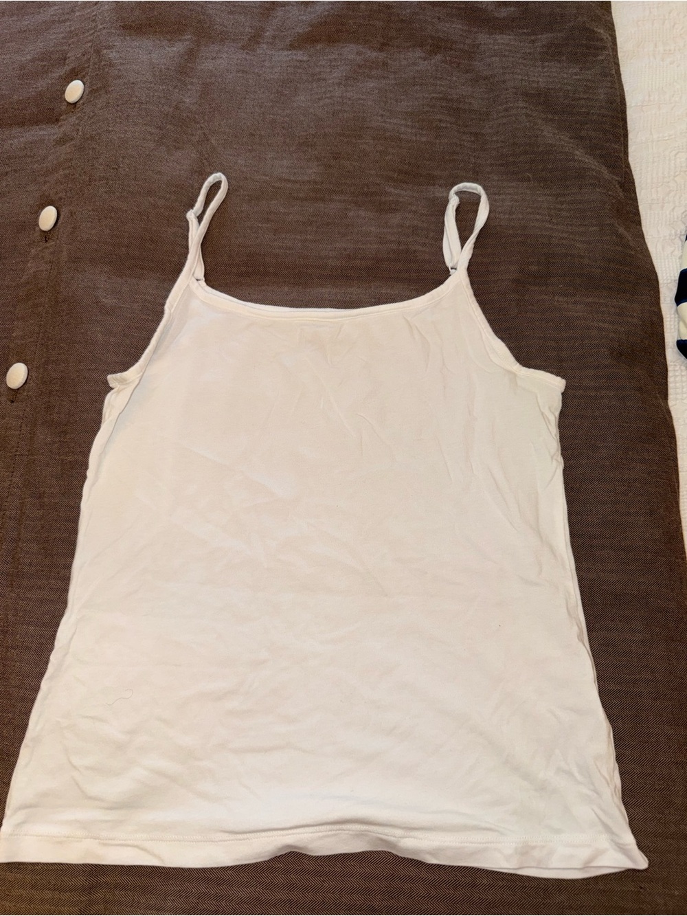 Vineyard Vines White Women's Spaghetti Strap Tank